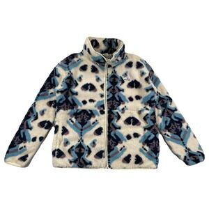 Picture Women's Medium‎ Idalie Full Zip Fleece Jacket Nayaty Print